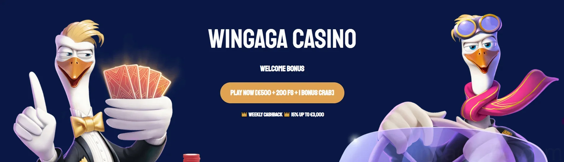 WinGaga Casino Welkomstbonus